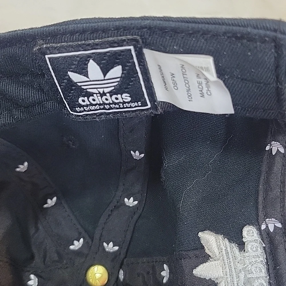 ADIDAS Black and White Hat‎